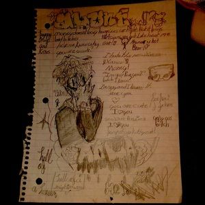 Aloneness. *art* Graffiti drawing.